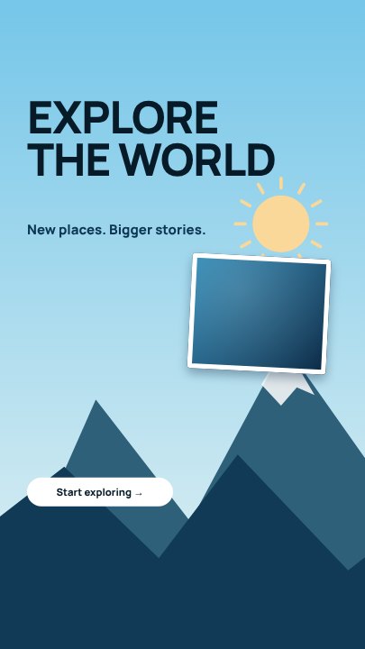 Explore the World story template